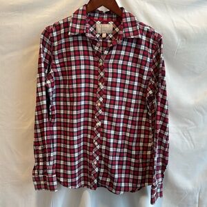 Banana Republic flannel medium plaid